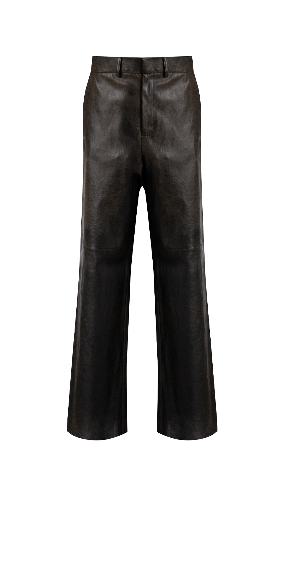 AW24/25 – THE WOMAN SUBMARINE PANTS LEATHER VINTAGE