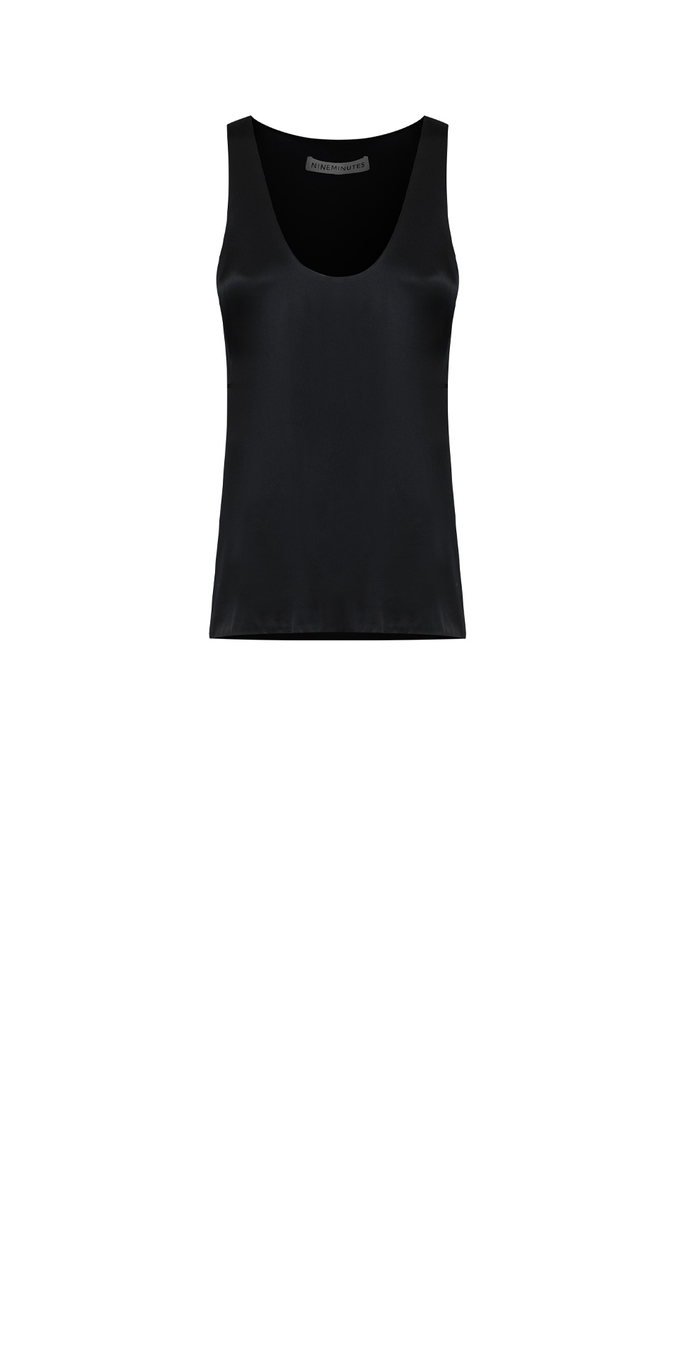 AW24/25 – THE ANJA TOP SATIN BLACK