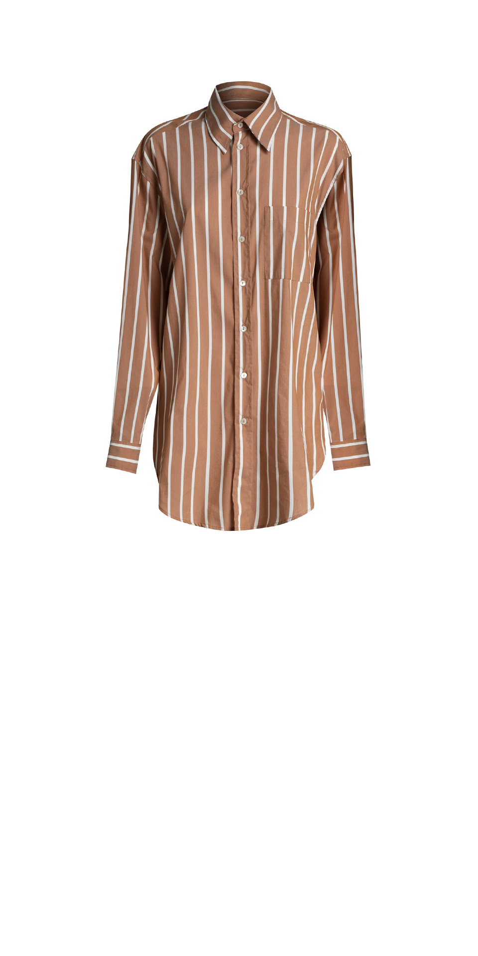 AW24/25 – THE MAMA COTTON STRIPE BROWN