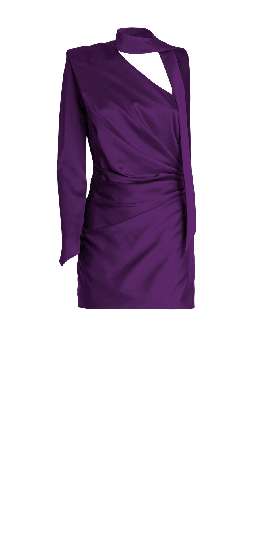 COLOR BY YOU – THE MEGAN DRESS AUBERGINE